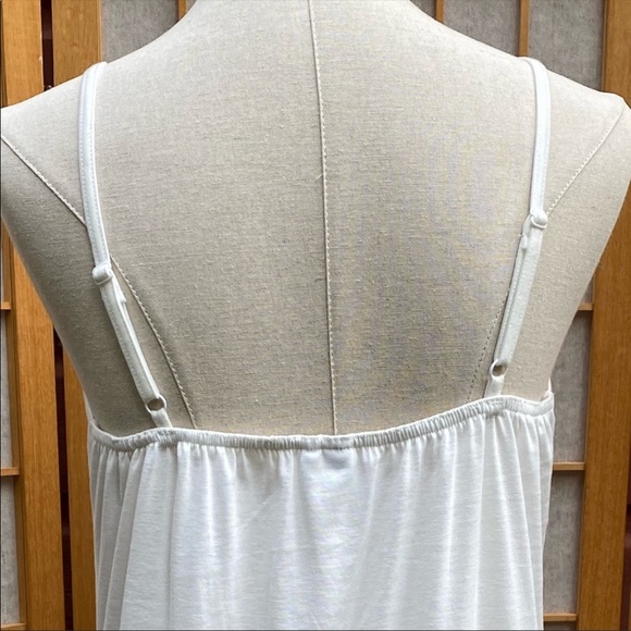 Pretty Angel Layered Linen Blend Dress SZ M - Picture 10 of 11